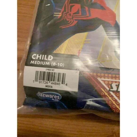 Spider-Man Spiderman Across The Spider-Verse Boys Halloween Costume Size M 8-10 - Picture 5 of 5